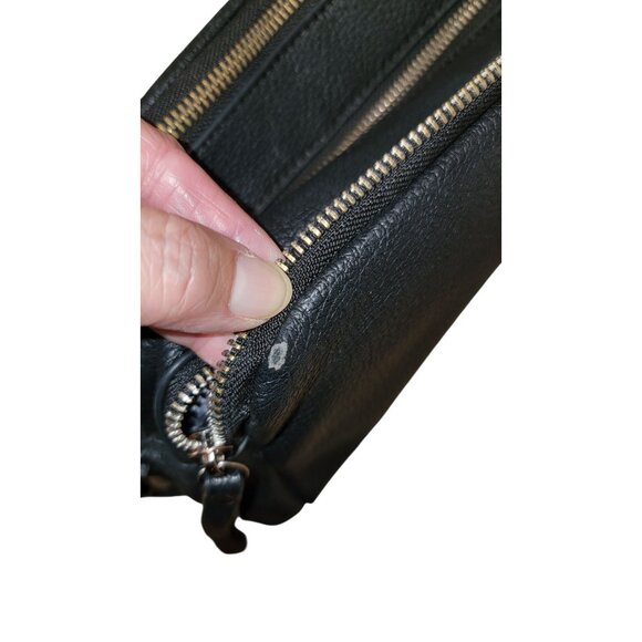 Urban Expressions Black vegan Leather Crossbody Bag - Picture 7 of 13